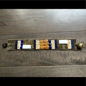 Beaded wrap bracelet